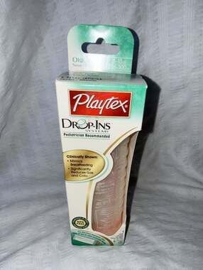 Playtex Drop-Ins System Original Nurser Bottle 8-10 oz